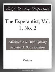 The Esperantist, Vol. 1, No. 2