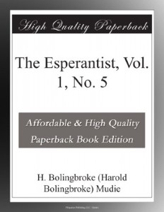 The Esperantist, Vol. 1, No. 5