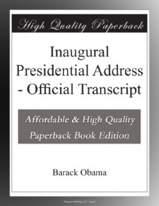Inaugural Presidential Address – Official Transcript