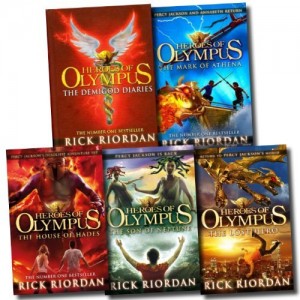 Heroes of Olympus Collection 5 Books Set (The Lost Hero The Son of Neptune The Mark of Athena, The Demigod Diaries, The House of Hades)