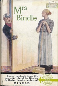 MRS BINDLE SOME INCIDENTS FROM THE DOMESTIC LIFE OF THE BINDLES