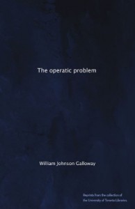 The operatic problem