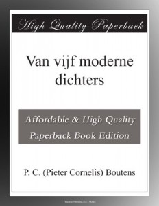 Van vijf moderne dichters (Dutch Edition)