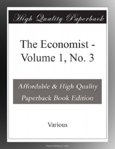 The Economist – Volume 1, No. 3