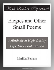 Elegies and Other Small Poems