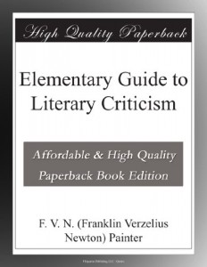 Elementary Guide to Literary Criticism