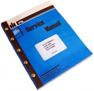 Farmall International Cub and Cub Lo-Boy Tractor Factory Service Repair Manual Revised for 1947-1976 (GSS-1411 with Revision)