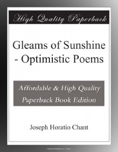 Gleams of Sunshine – Optimistic Poems