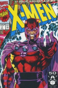 X-Men, 1st Issue! A Legend Reborn! Rubicon, purple gloved-hand (Vol ! #1)