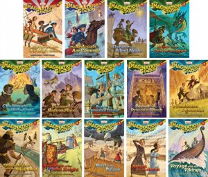 Imagination Station Series – Adventures in Odyssey – Set of 14 – Volumes #1-14 Including Captured on the High Seas, the Redcoats Are Coming, Danger on a Silent Night, Hunt for the Devil’s Dragon, Challenge on the Hill of Fire and More