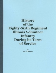 HISTORY OF THE EIGHTY-SIXTH REGIMENT ILLINOIS VOLUNTEER INFANTRY, DURING ITS TERM OF SERVICE