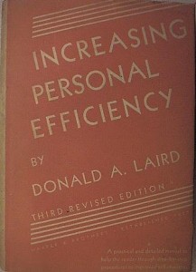 Increasing Personal Efficiency