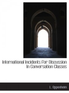 International Incidents for Discussion In Conversation Classes