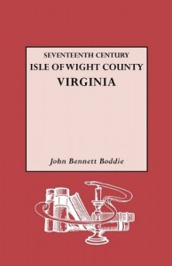 Seventeenth Century Isle of Wight Co., Virginia