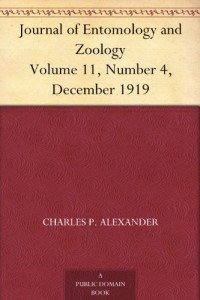 Journal of Entomology and Zoology Volume 11, Number 4, December 1919