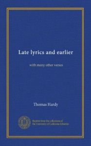 Late lyrics and earlier: with many other verses