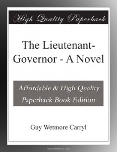 The Lieutenant-Governor – A Novel