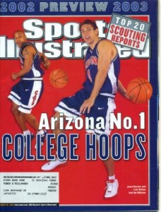 Sports Illustrated November 25, 2002 Jason Gardner & Luke Walton/Arizona Wildcats, College Basketball Preview, Nick Collison & Kirk Hinrich/Kansas Jayhawks, Alana Beard/Duke, Ohio State Buckeyes, Grant Hill/Orlando Magic, IMG Academies