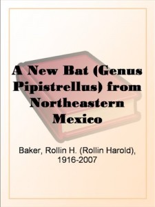 A New Bat (Genus Pipistrellus) from Northeastern Mexico