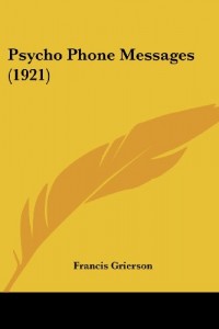 Psycho Phone Messages (1921)