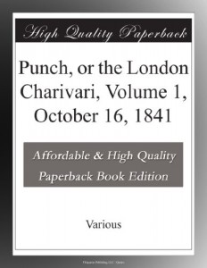 Punch, or the London Charivari, Volume 1, October 16, 1841