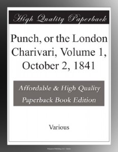 Punch, or the London Charivari, Volume 1, October 2, 1841