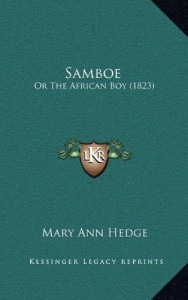 Samboe: Or The African Boy (1823)