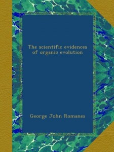 The scientific evidences of organic evolution