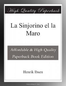 La Sinjorino el la Maro (Esperanto Edition)