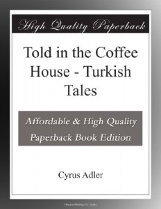 Told in the Coffee House – Turkish Tales