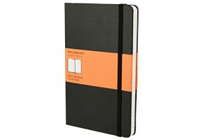 Moleskine Classic Notebook, Large, Ruled, Black, Hard Cover (5 x 8.25) (Classic Notebooks)