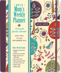2015 Folk Art Birds Mom’s Weekly Planner (18-Month Calendar, Family Calendar, Diary)