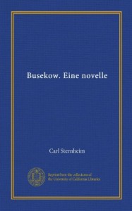 Busekow. Eine novelle (Vol-1) (German Edition)