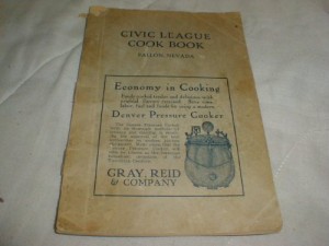 Civic League Cook Book (Fallon, Nevada-1924)